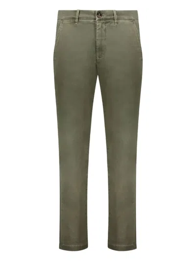 Moorer Filicudi Buttoned Trousers In Green