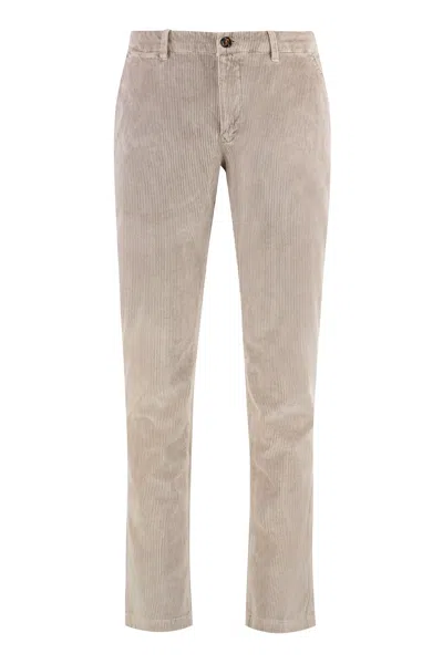 Moorer Filicudi Corduroy Trousers In Brown