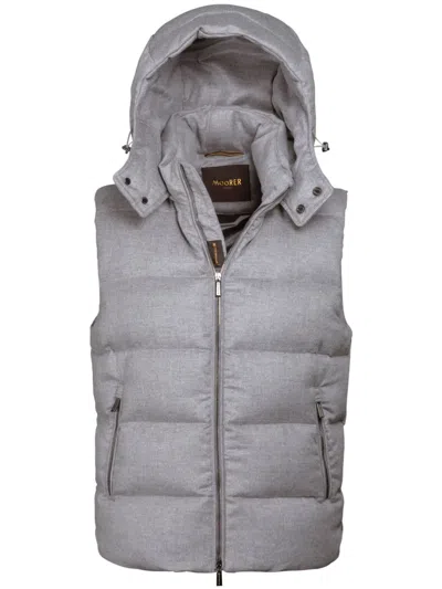 Moorer Fire Gilet In Grey