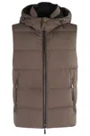 Moorer Fire Skt Vest In Brown