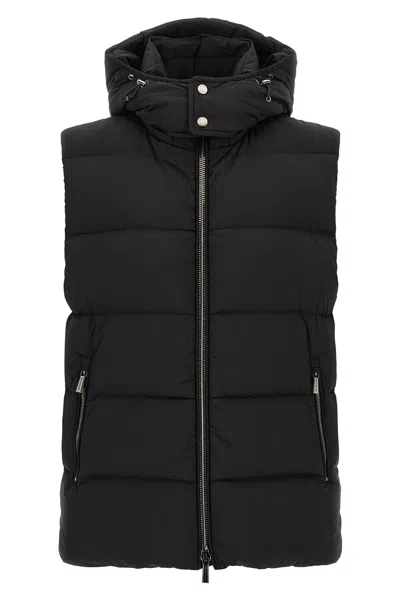 Moorer "fire" Vest - "acqua" Line In Nero