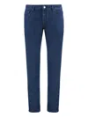 Moorer Five-pocket Jeans In Blue