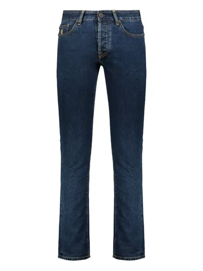 Moorer Five-pockets Jeans In Blue