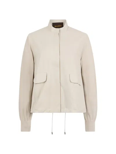 Moorer Flap-pocket Jacket In Neutral