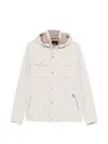 Moorer Flap-pocket Jacket In Neutral