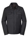 Moorer Flap-pocket Shirt Jacket In Black