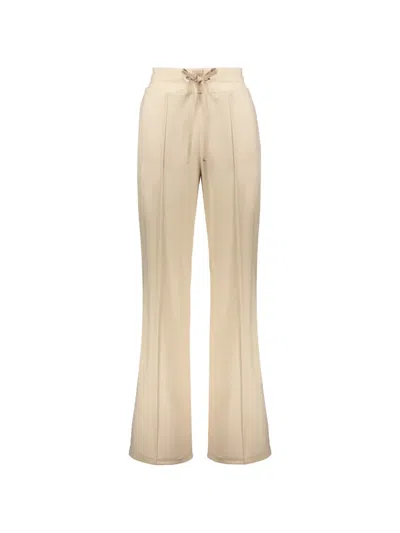Moorer Flared Drawstring Trousers In Gray