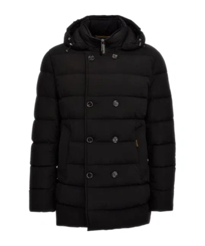 MOORER MOORER FLORIO DOUBLE-BREASTED HOODED PADDED COAT