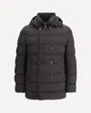 Moorer Florio Double-breasted Padded Jacket In Gray