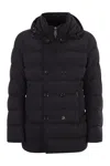 Moorer Florio-kn - Double-breasted Down Jacket In Black