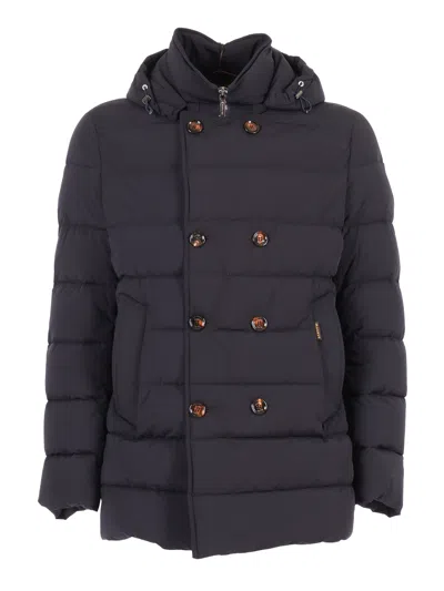 Moorer Florio Kn Jacket In Blue