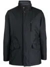 Moorer Ford-gf Funnel-neck Padded Jacket In Blue