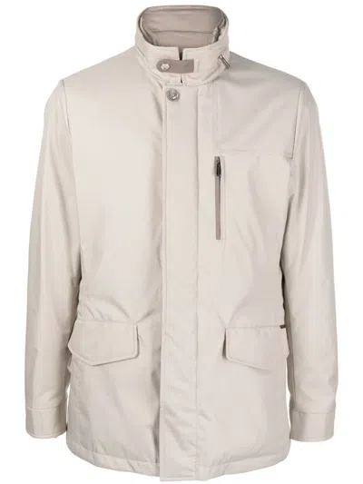 Moorer Ford-gf Padded Jacket In Grey