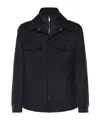 Moorer Four-pocket Buttoned Coat In Multi