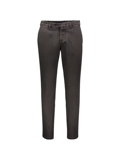 Moorer Front-pocket Chino Trousers In Gray