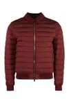 Moorer Full Zip Down Jacket In Red
