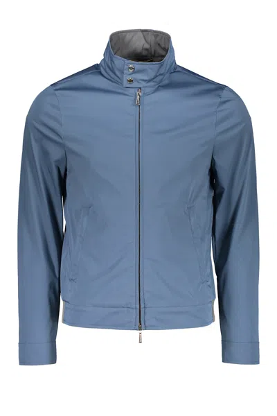Moorer Full-zip Jacket In Light Blue