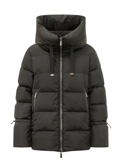 Moorer Gadia-stp Waterproof Fabric Down Jacket In Green