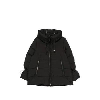 Moorer Gadia Puffer Jacket In Black