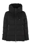 Moorer Gadia-stp - Hooded Down Jacket In Blue