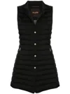 Moorer Gayle Quilted Down Gilet In Black