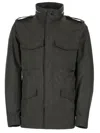 Moorer Buttoned Pocket Jacket In Green