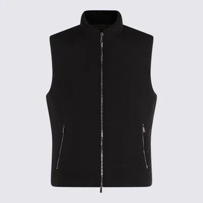 MOORER MOORER BLACK DOWN JACKET