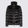Moorer Insulated Jackets With High Collar And Pockets In Black