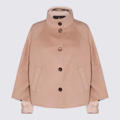 Moorer Beige Wool Down Jacket