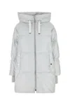 Moorer White Nylon Justine Down Jacket