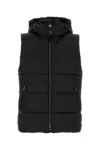 Moorer Black Nylon Fire Down Jacket