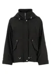 Moorer Black Polyester Jill Jacket In Nero