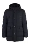 Moorer 'gorner' Down Jacket In Blue