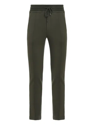 Moorer Greyson-lil Drawstring Track Pants In Green