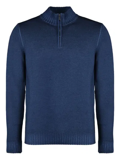 MOORER HALF-ZIP SWEATER