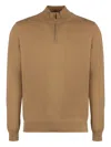 Moorer Terni Cashmere Turtleneck Sweater In Brown