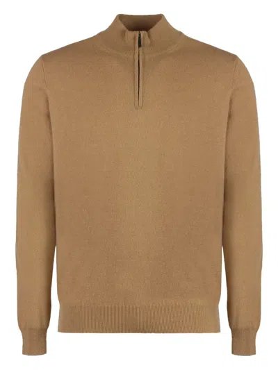 MOORER HALF-ZIP SWEATER