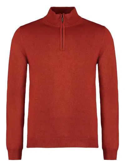 MOORER HALF-ZIP SWEATER