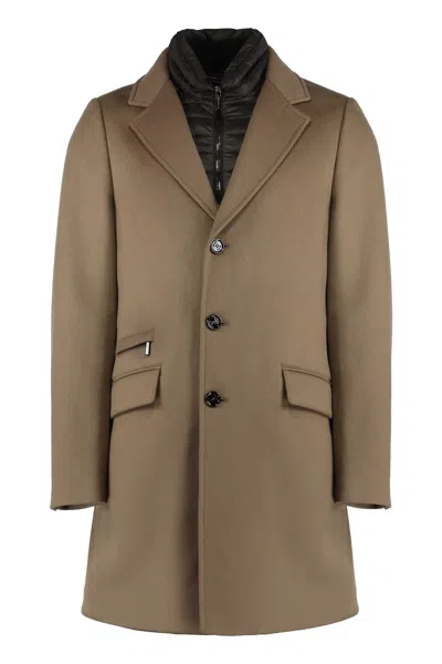 Moorer Harris Cashmere Coat In Camel