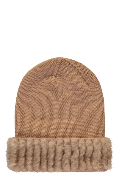 Moorer Hat Sweater In Brown