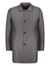 Moorer Elegant Grey Jacket With Button Closure In Gray