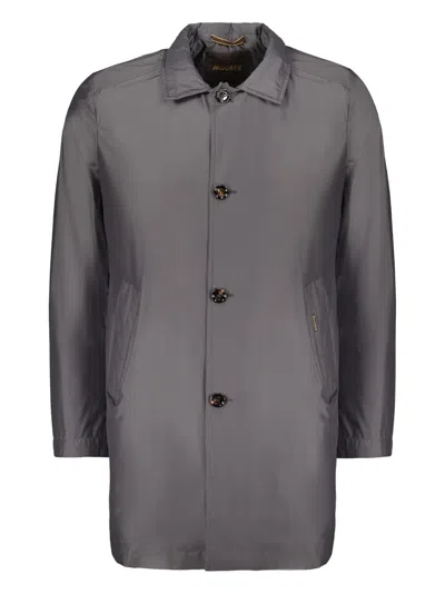 MOORER HEKTOR BUTTON-FASTENING COAT