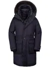 Moorer Helsinky Coat In Blue