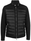 Moorer Padded Down Jacket In Black