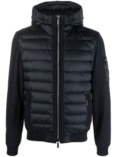 Moorer High-neck Padded Jacket In Blue
