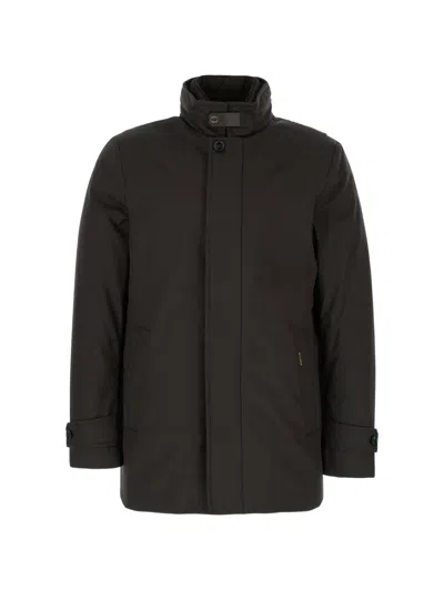 Moorer High-neck Jacket In Green