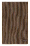 Moorer Hobart Wool And Cashemre Scarf In Brown