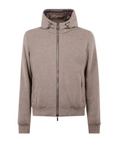 ジャケット MOORER NUDE CASUAL JACKET Moorer Hooded Casual Jacket In Nude | ModeSens