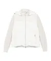Moorer Hooded Cotton Jacket In Multi