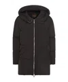 Moorer Black Down Jacket In Black